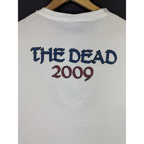Vintage Y2K Grateful Dead Steal Your Face Band Tee Promo Rare Skull White XL Tee - Picture 10 of 16